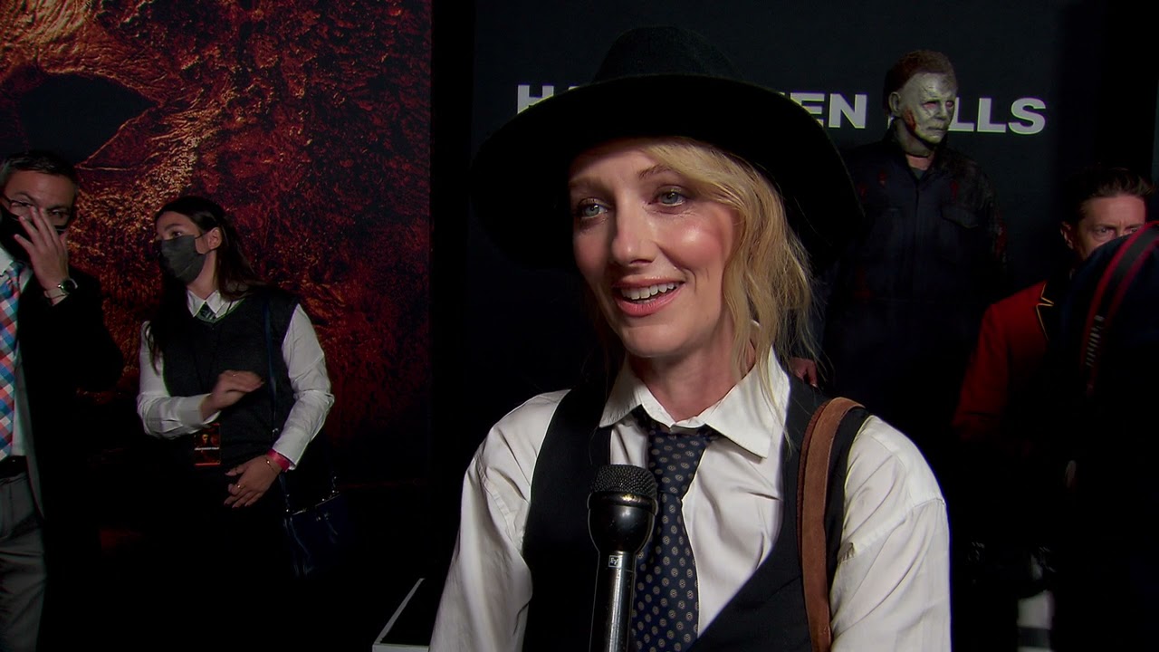 Halloween Kills Los Angeles Premiere - Itw Judy Greer (official video)