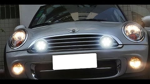 How To Wire MINI Cooper LED Halo Ring Rally Driving Lights