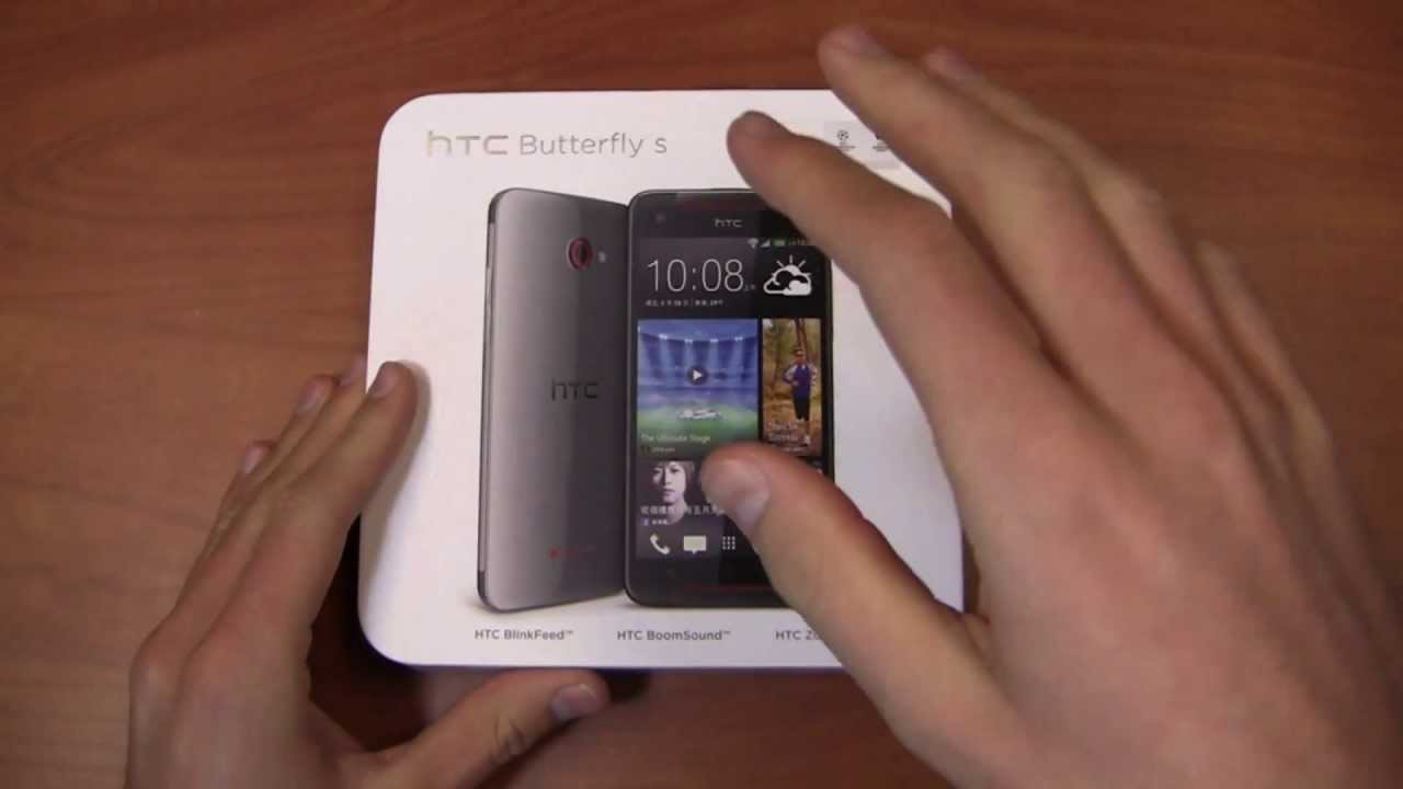 HTC Butterfly S - Распаковка!