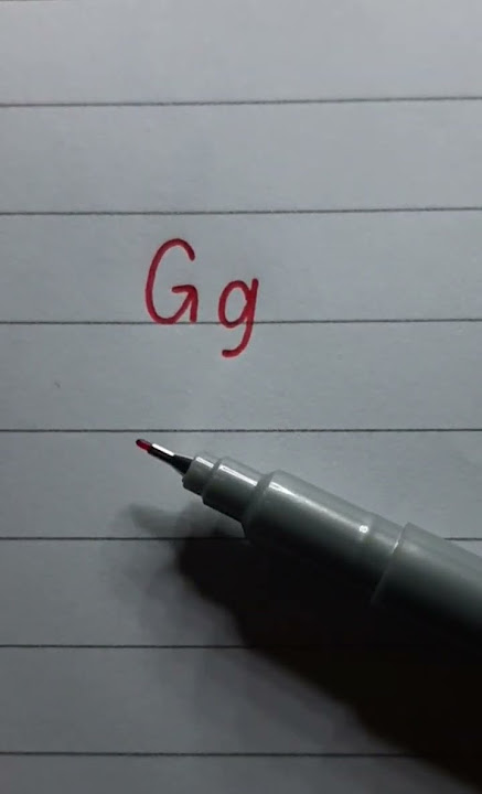 How to write letter Gg