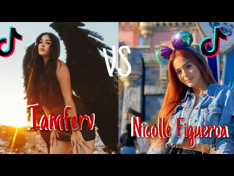 Nicolle vs Iamferv 😳❤️‍🔥batalla de TikToks 🥊//#tiktok #iamferv#baile #batalla