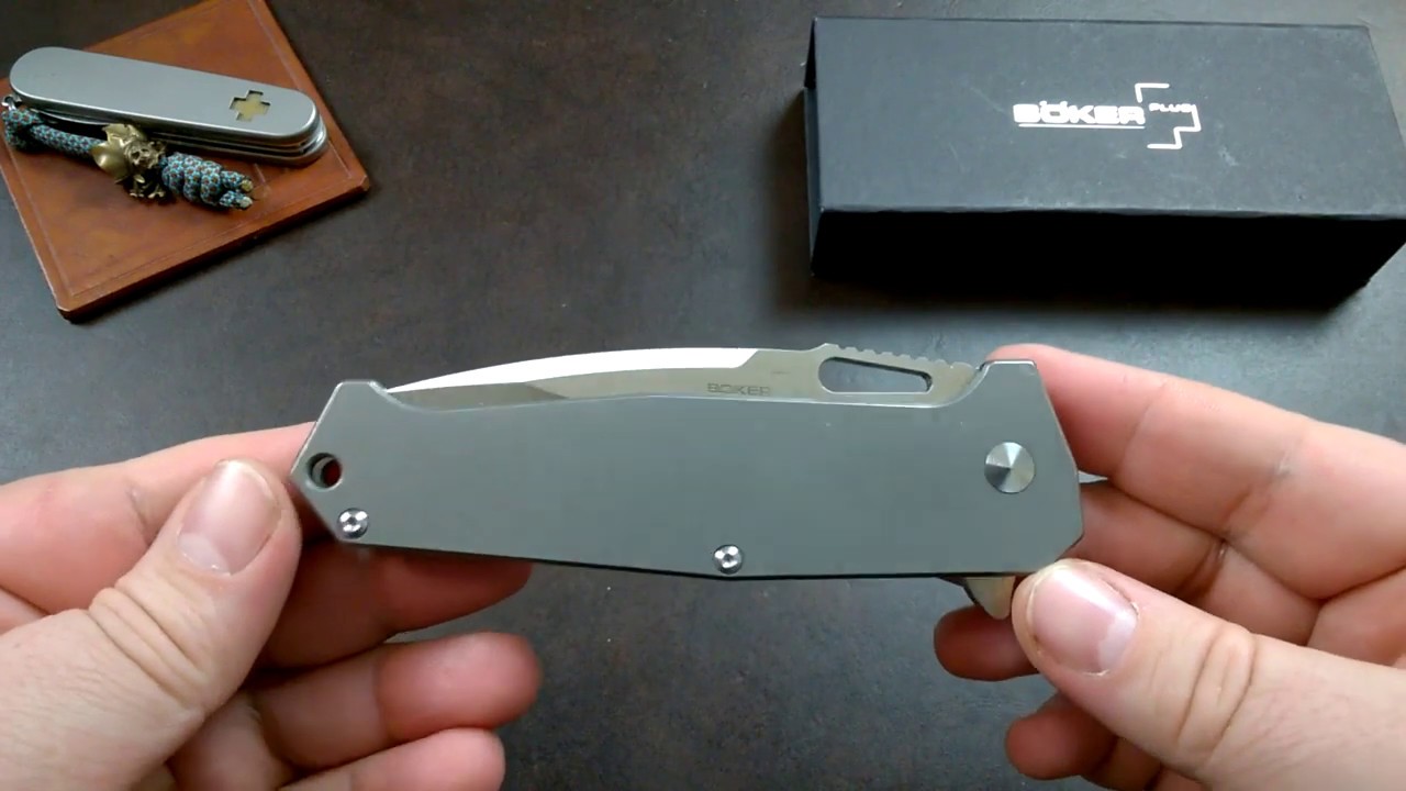 Böker Plus Cataclyst 42 - Unbox u. Review - 42a konformer Flipper