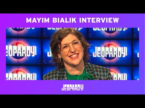 Mayim Bialik: Jeopardy! Guest Host Exclusive Interview | JEOPARDY!