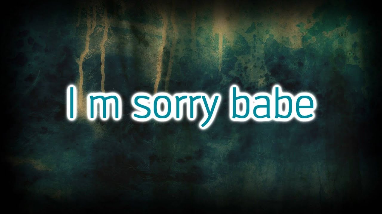 I'm Sorry by Joe Jonas Lyrics YouTube