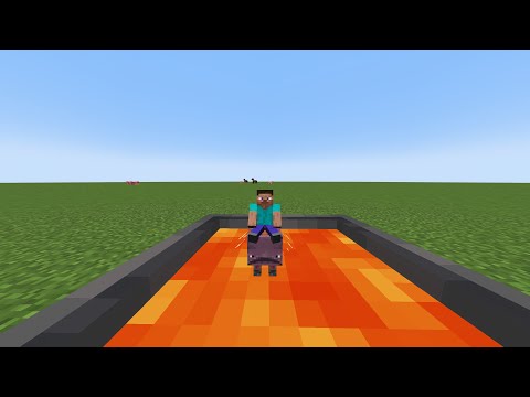 Can the strider walk on lava?