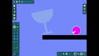 Glass Shattering Simulation in Algodoo