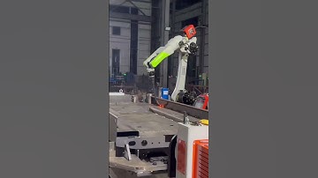 RobotMeta undertakes a government project to weld aerial work vehicle frames. #shortsvideo