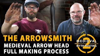 FORGING AN ARROW HEAD, full process.