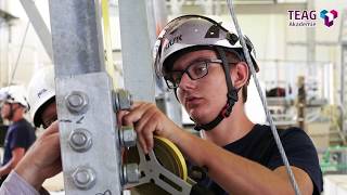 Teag akademie - fachkraft für den freileitungsbau / modul mastmontage
