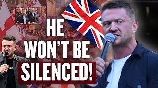 British Crowd STUNNED At Tommy Robinson’s Message to UK Politicians!