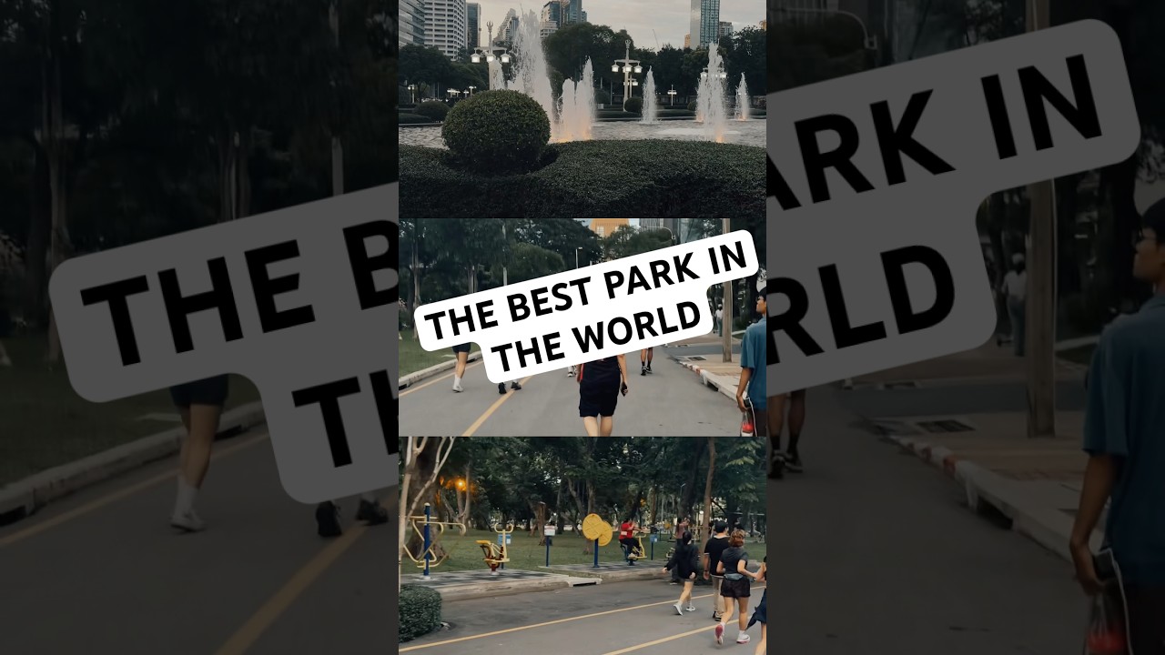 This park is incredible #bangkok #thailand #thai #travel #fitness