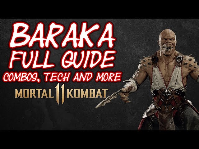 Baraka combo tutorial 🔥50% , Any character requests? Feel free to com