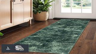 IOHOUZE Abstract Runner Rug 2x5 Ft Washable Runners for Hallways Non Slip