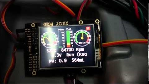 Test Xicoy Flight computer with JetCat engine