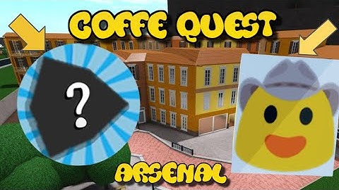 How To Get COFFEE QUEST Badge  And T CUBE Kill Effect In Arsenal (Roblox)