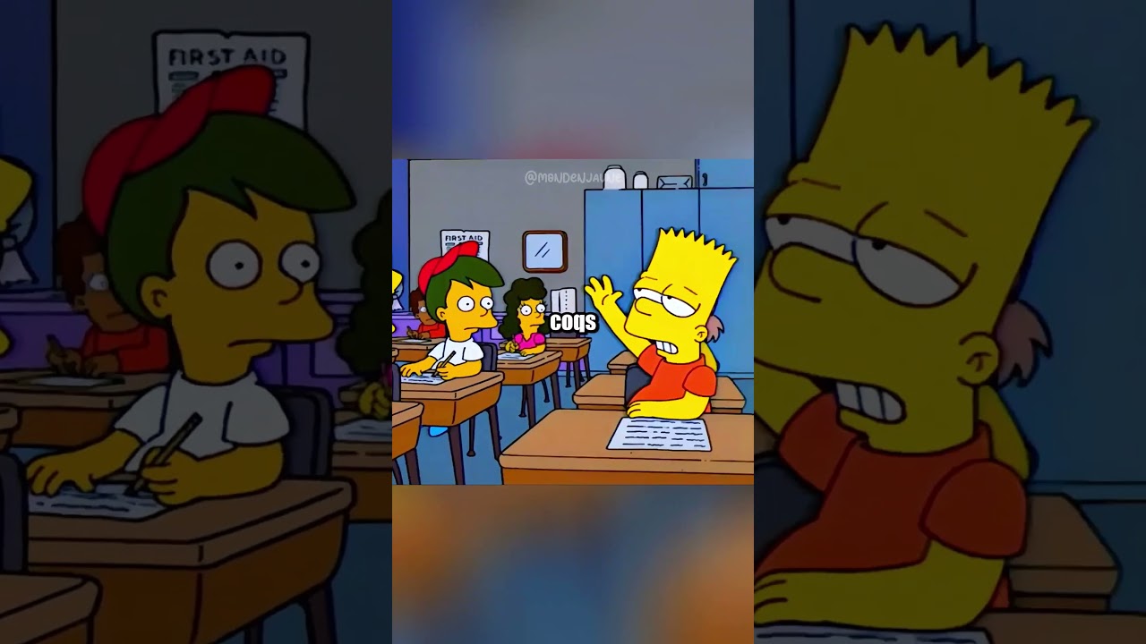 BART dépasse LISA à l’école 😳📘