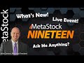 Whats new in metastock 19  live with kelly clement metastock president