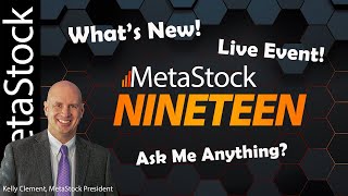Whats New In Metastock 19 - Live With Kelly Clement Metastock President
