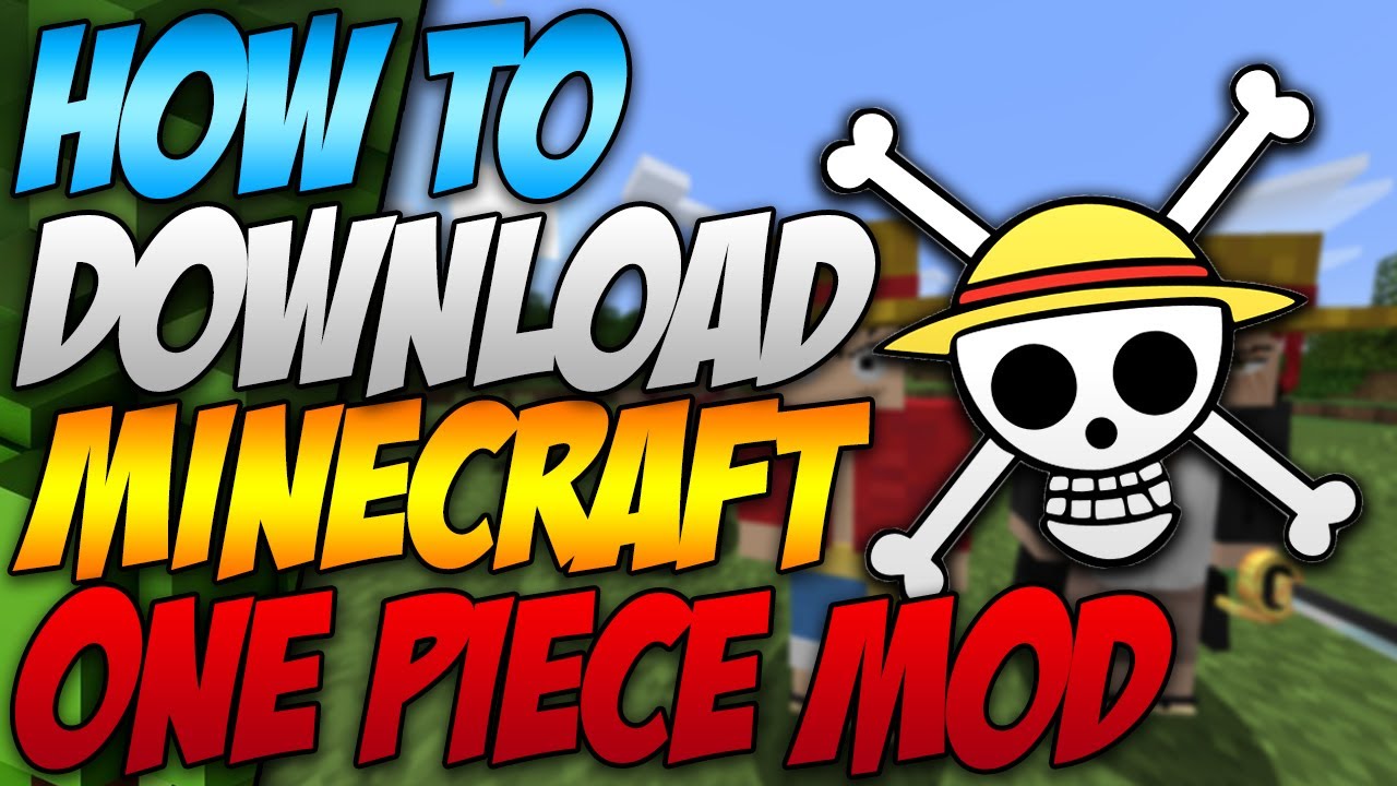 How to Play ONE PIECE Minecraft  FREE Map & Mod Download Included 