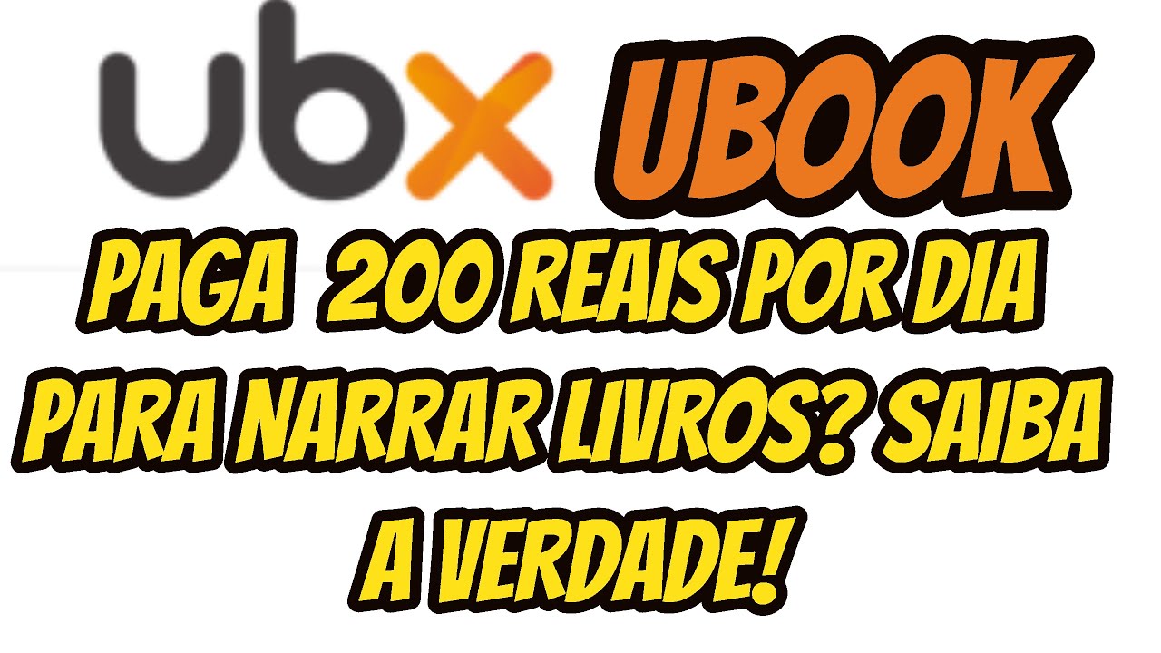 COMO FUNCIONA UBX UBOOK GANHE DINHEIRO NARRANDO OU PUBLICANDO LIVROS AUDIOBOOKS