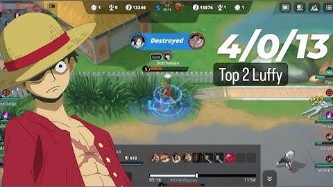 Jump: Assemble Top 2 Monkey D. Luffy Gameplay