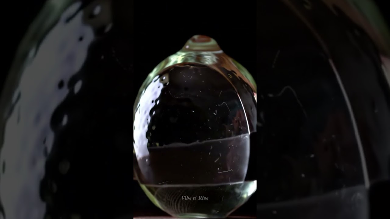 🍋✨ Mesmerizing Glass Lemon Slicing ASMR Loop | Crisp & Satisfying!