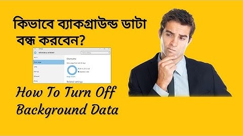 How to turn off background data on Windows 8/8.1/10 full Tutorial