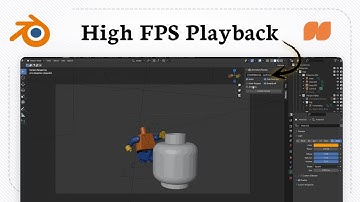 Hoe je een voorbeeld van Blender-animatie kunt bekijken met hoge FPS