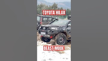 Toyota Hilux showing its potential in extreme snow offroad #hiluxrevo #hiluxpickup #toyota #hilux