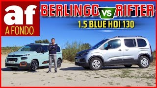 Citroën Berlingo vs Peugeot Rifter | Comparativa a fondo