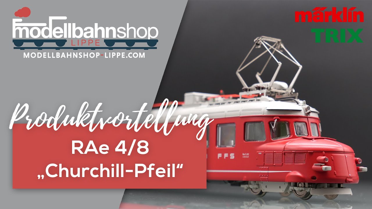 Trix 25260 Gauge H0 Class RAe 4/8 Double Powered Rail Car