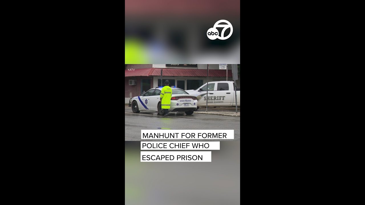 Manhunt for former police chief who escaped prison
