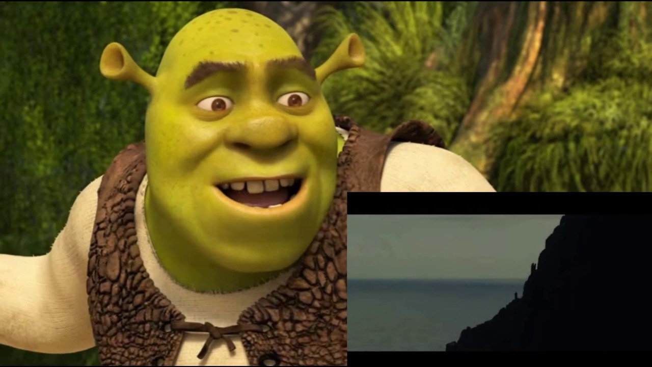 Shrek Reacts To Star Wars The Last Jedi Trailer Youtube