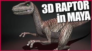 Raptor | 3D Model in Maya