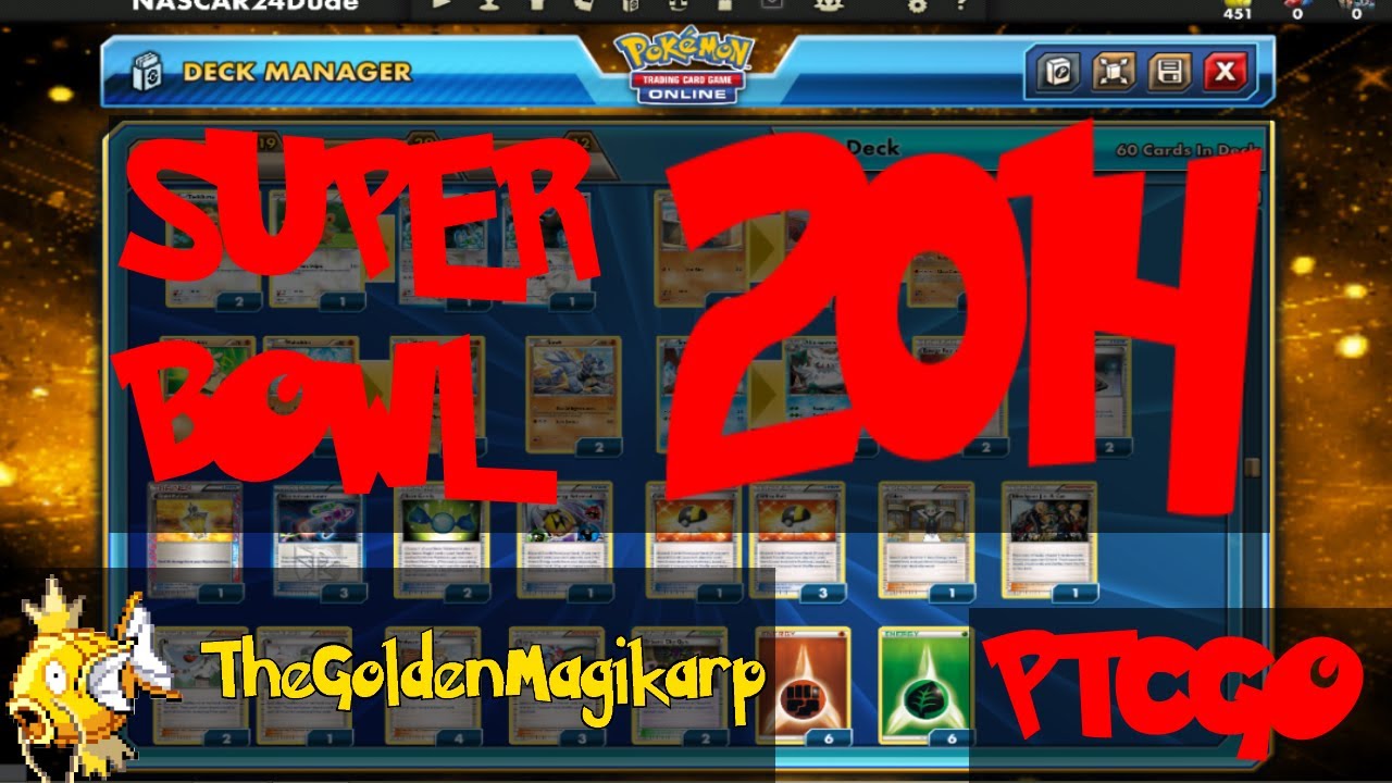 [PTCGO] Super Bowl 2014 Deck - YouTube
