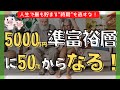 【目指せ準富裕層】今からでも遅くない！50歳からでも準富裕層になれるその方法とは？