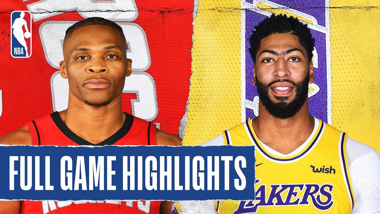 Rockets At Lakers Full Game Highlights February 6 2020 Youtube