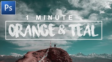 Orange & Teal Effect without LUTs | Photoshop tutorial