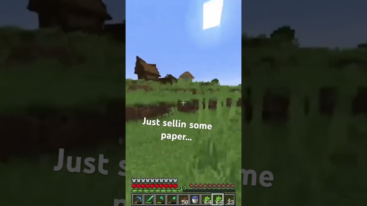 Selling paper… #minecraft #survival #theoffice #gaming #funny #theofficefans