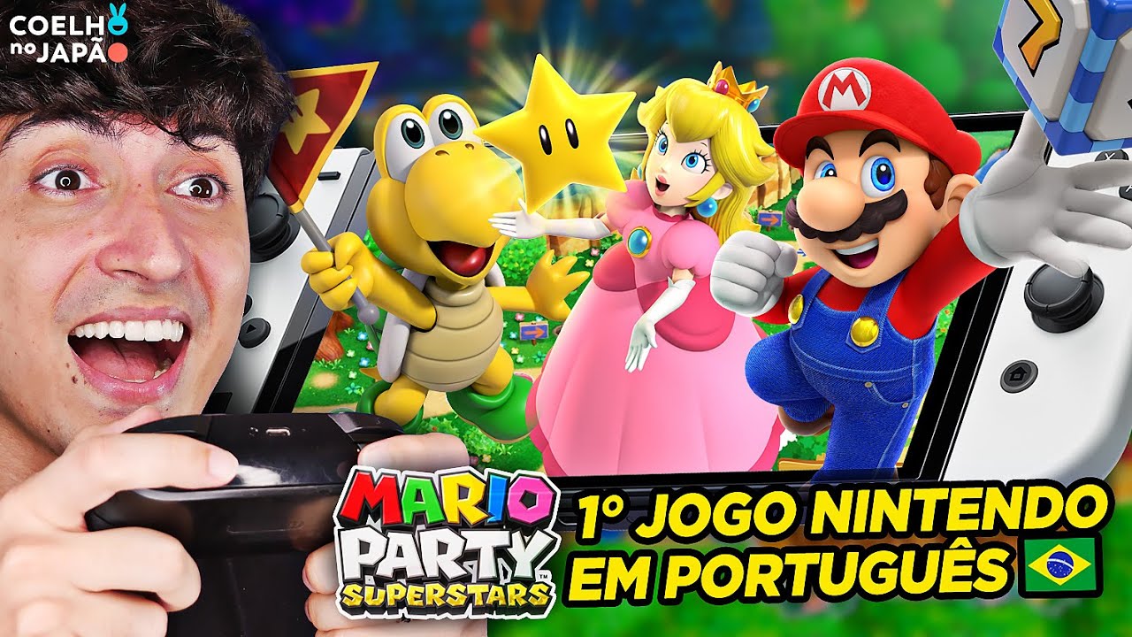 Jogo Mario Party Superstars Nintendo Switch Mídia Física