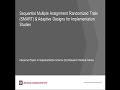 Smart  adaptive designs for implementation studies