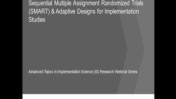 SMART & Adaptive Designs for Implementation Studies