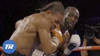 Slow Motion Angle of Terence Crawford knocking out Shawn Porter in Classic Welterweight Title Bout