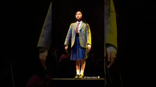 Sanna Kurihara in the "Matilda" UK Tour Curtain Call (April 30th, 2026) [Southampton, UK] #shorts