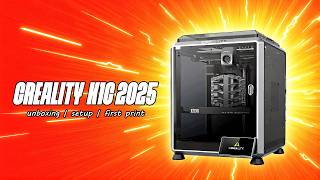 Creality K1C 2025 Unboxing | Setup | First Print