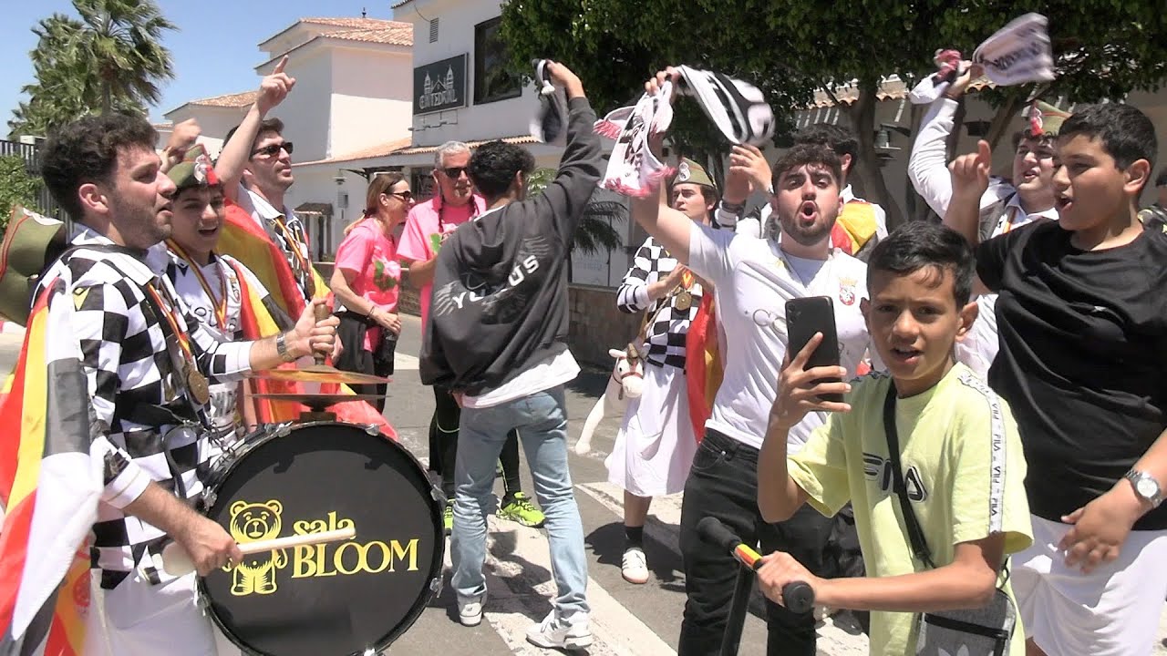 Ceuta ya es de Segunda División: los hinchas salen a la calle