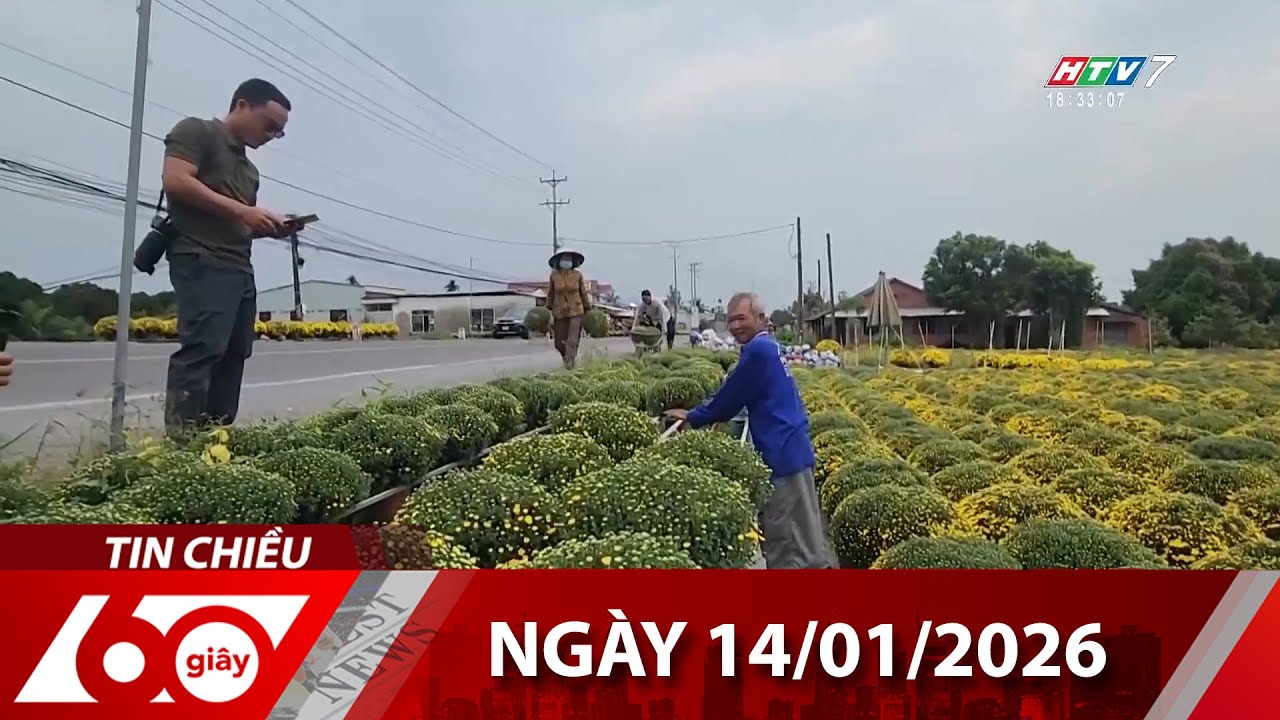 60 Giây Chiều - Ngày 14/01/2026 - HTV Tin Tức Mới Nhất 2026