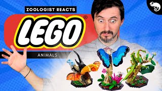 Zoologist Reacts to TERRIBLE and TERRIFIC Lego Animals!