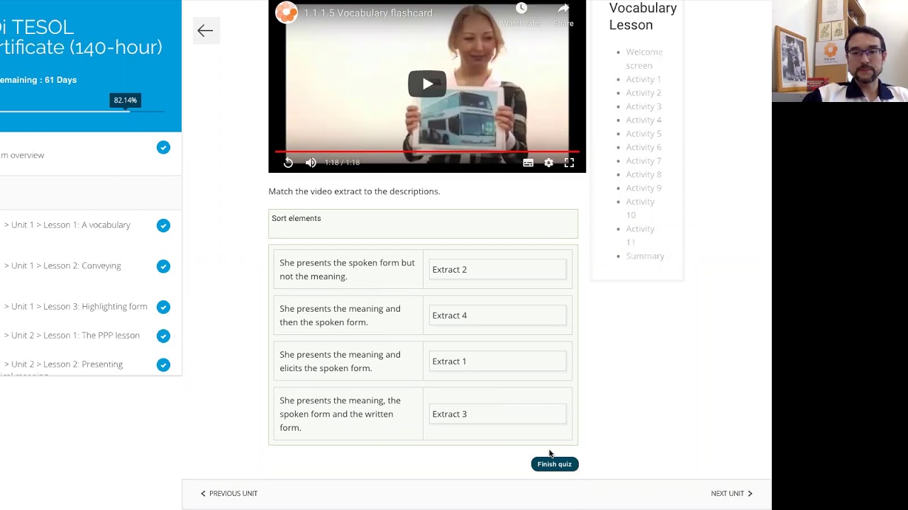 1.1.1.5 Evaluating 4 Different Ways of Presenting Vocabulary (iTDi TESOL Certificate Course)