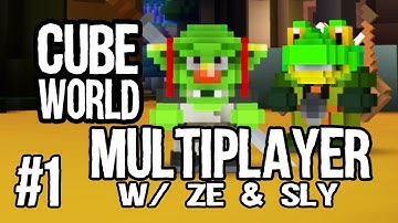 Cube World Multiplayer: Froggie Fresh & Goblin Breath! w/ Ze & Sly - Ep. 1